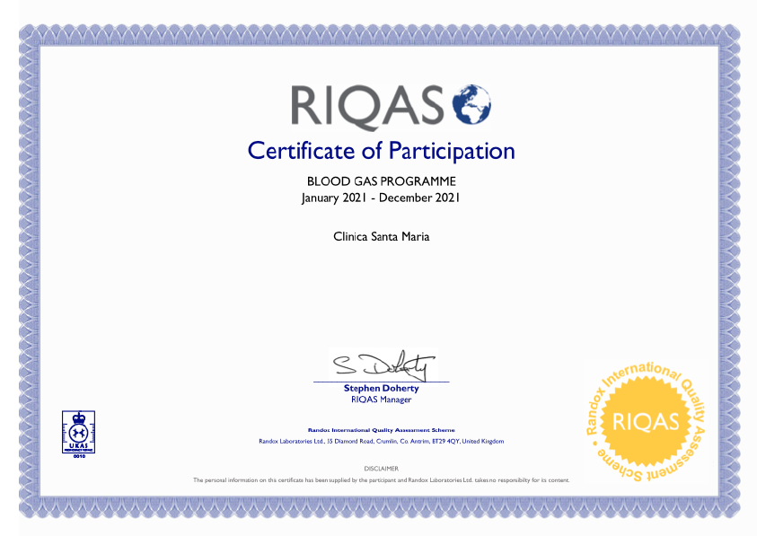 RIQAS Blood Gas
