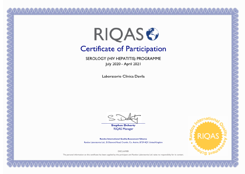 RIQAS Serology (HIV / Hepatitis)