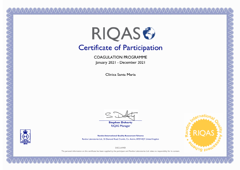 RIQAS Coagulation