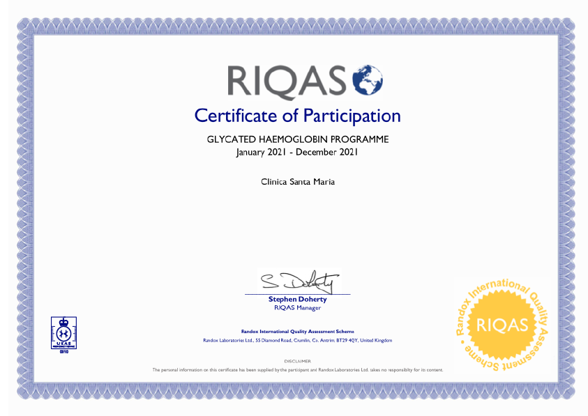 RIQAS Glycated Haemoglobin